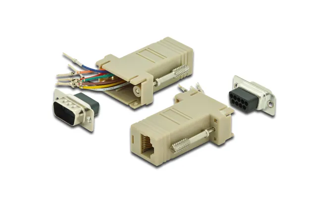 ASSMANN - serial adapter - DB-9 to RJ-45