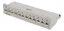 Patchpanel, 12xRJ45, Cat6a, väggmonterbar, 10Gbps, grå
