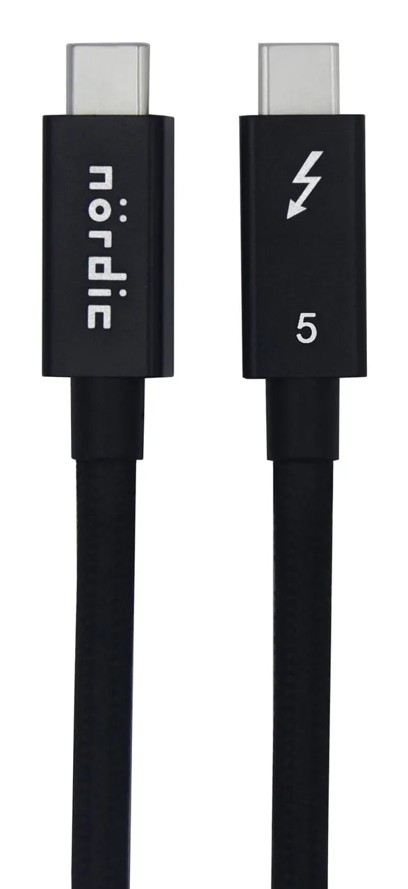 1m Thunderbolt 5 kabel 80Gbps dataöverföring 240W laddning 120Gbps bandbredd 16K60Hz 8K60Hz 4K540Hz