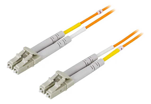 Fiberkablage LC - LC, duplex, multimode, 62,5/125, 3m (LCLC-3M)