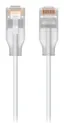 UniFi - Patch-kabel - RJ-45 (hane) till RJ-45 (hane) - 30 cm - 2.5 mm - CAT 6 - formpressad, Etherlighting-teknologi, nano-tunn - vit