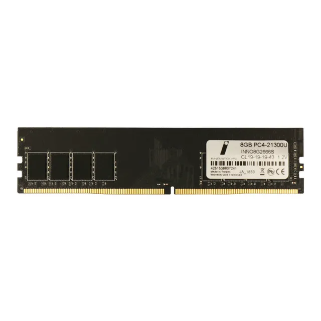 DDR4-2666 - 8GB - CL19 - Single Channel (1 pcs) - Svart