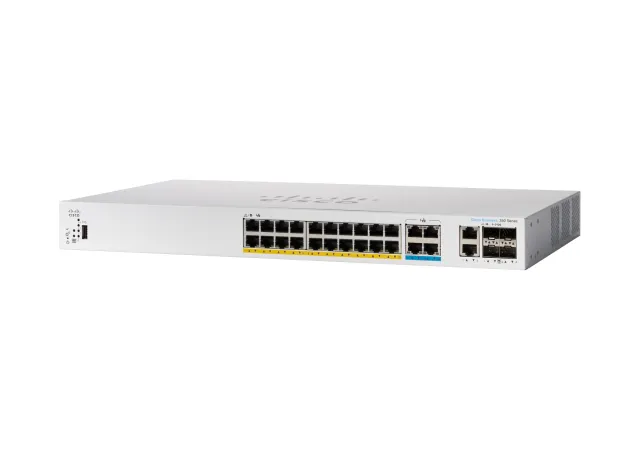 Catalyst 1300-24MGP-4X - Switch - L3 - Administrerad - 16 x 10/100/1000 (PoE+) + 8 x 2.5G (PoE+) + 4 x 10 Gigabit SFP+ - rackmonterbar - PoE+ (1