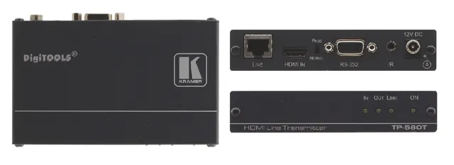 HDMI-förlängare Kramer TP-580T, HDMI/RS-232/IR, HDBaseT, 70 meter, Sändare