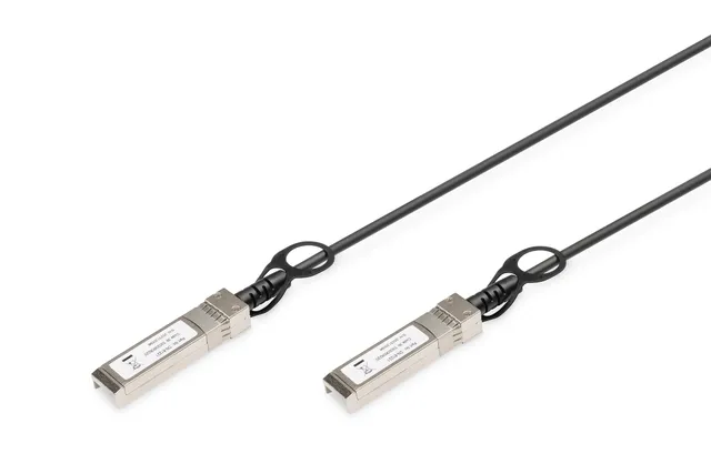 10G SFP+ DAC Cable - 1m - Svart - 1m