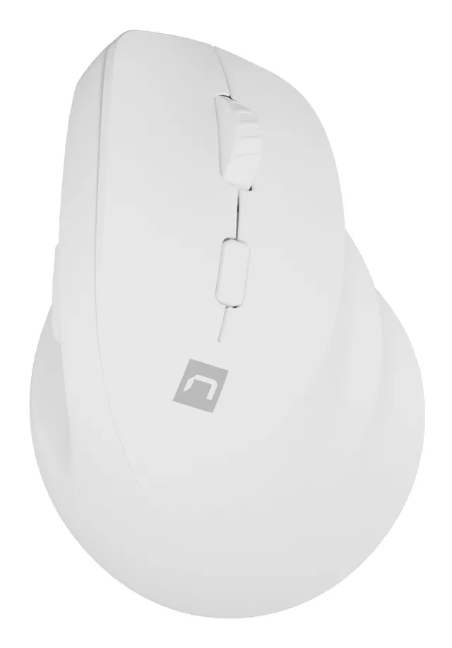 CRAKE 2 - vertical mouse - Bluetooth 5.2 2.4 GHz - white - Vertical mouse - Optic - 6 knappar - Vit