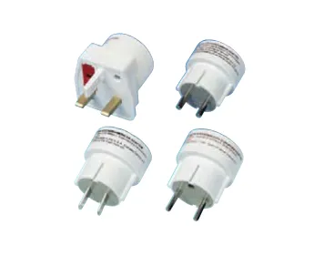 Travel adapter Set EURO/USA -> World White