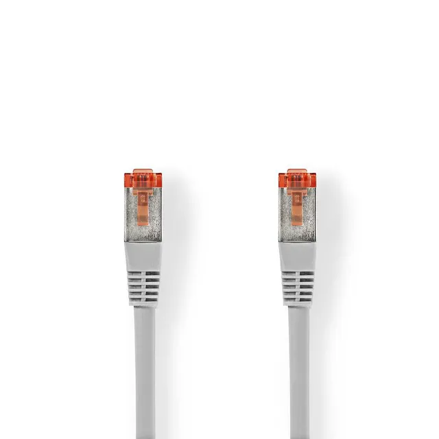 CAT6 Nätverkskabel | RJ45 hane | RJ45 hane | S/FTP | 1.00 m | Inomhus | Rund | LSZH | Grå | Låda