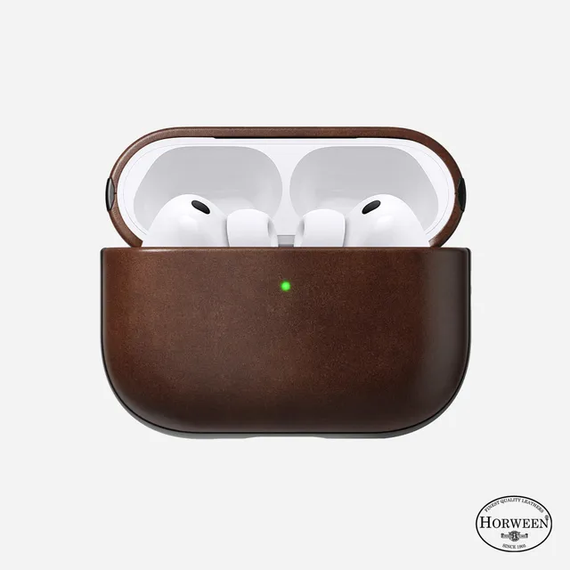 - Modern Leather Case - Airpods Pro 3 | Rustic Brown | Horween *DEMO*