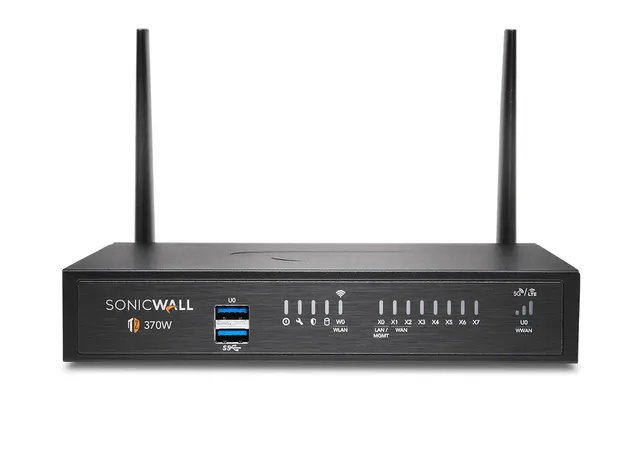 SonicWall TZ Series (Gen 7) TZ370 - Säkerhetsfunktion - med 3 års avancerad skyddsservicetjänst och Cloud Secure Edge för 1 år SIA-Basic (10 användare