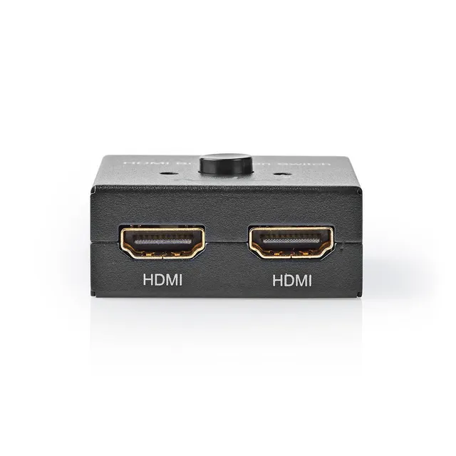 HDMI ™ Switch | 3-Port port(s) | 1x HDMI™ Input / 2x HDMI™ Input | 1x HDMI™ Output / 2x HDMI™ Output | 4K@60Hz | 6 Gbps | Metall | Antracit
