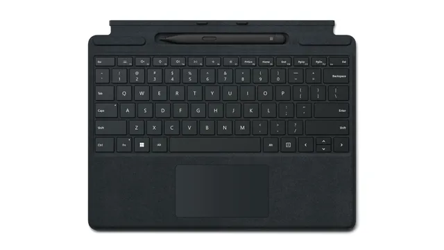 Surface Pro Signature Keyboard - Tangentbord - Fransk - Svart