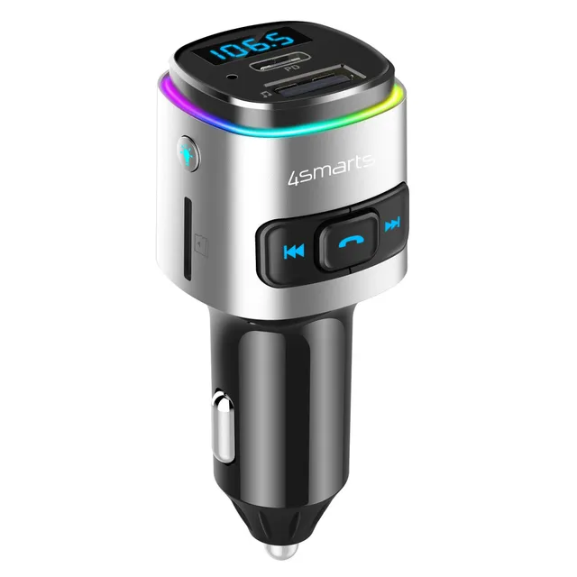 Media&Assist 2 - Bluetooth hands-free / FM transmitter / charger - with multimedia-in