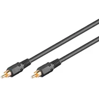RCA Mono Cable - Black - 20m