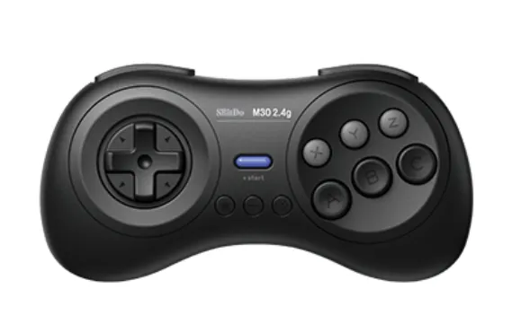 M30 2.4G Mega Drive Black - Wireless Controller - Sega Mega Drive
