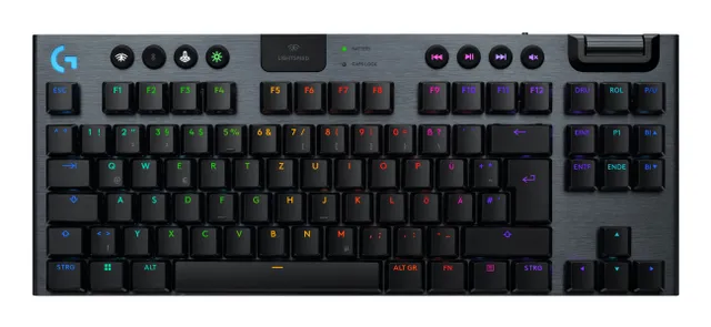 G915 X LIGHTSPEED - TKL - Clicky - 80% (TKL) - Gaming Tangentbord - Engelska (US) - Svart