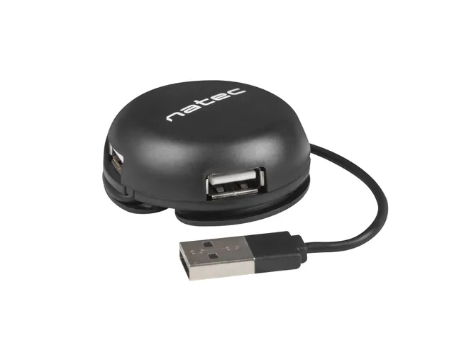 Bumblebee Svart 2.0 USB Hub 4 Ports