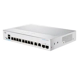 Business 250 Series CBS250-8T-E-2G - Switch - L3 - smart - 8 x 10/100/1000 + 2 x kombinations-SFP - rackmonterbar - återanvänd