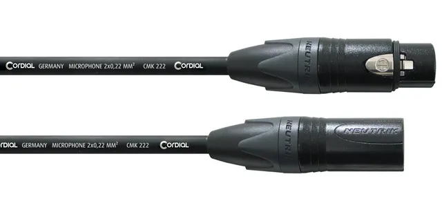 PEAK CPM 20 FM, XLR (3-stift), hane, XLR (3-stift), hona, 20 m, svart