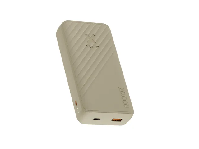 Power Bank 20.000mAh 15W USB-C & USB-A Beige - 20000 mAh