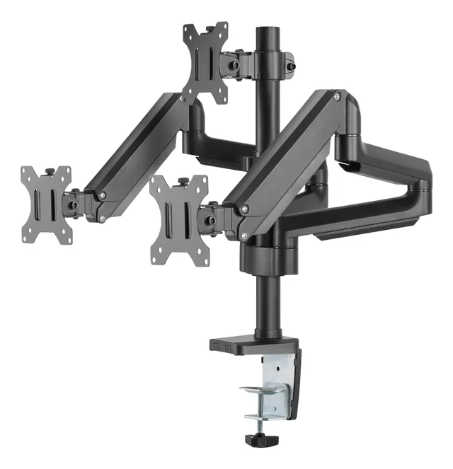 ARM-0352 Gasdriven monitorarm för tre skärmar
