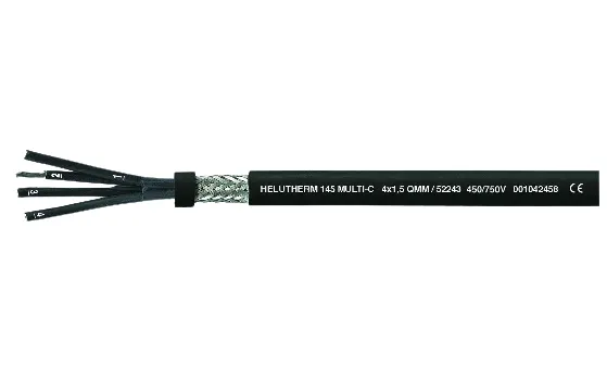 145 MULTI-C, Lågspänningskabel, Svart, Polyvinylklorid (PVC), Polyvinylklorid (PVC), Koppar, 3X0,5 mm ²