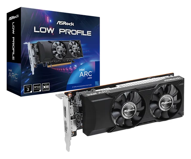 Arc A310 Low Profile - 4GB GDDR6 RAM - Grafikkort