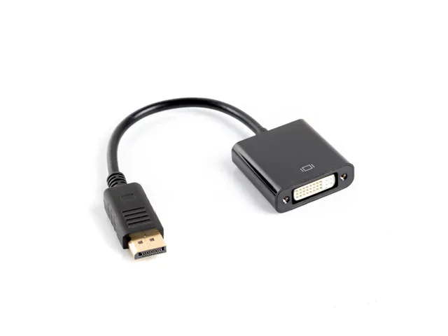 Displayport Hane till DVI-D Hona 10 cm