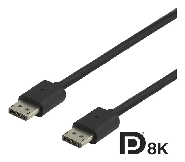 DisplayPort Kabel 8K Svart (1.5 meter)
