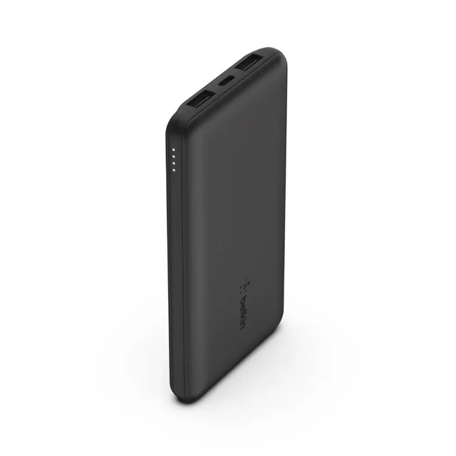 BoostCharge Power Bank, 10000mAh, 15W, 1xUSB-C, 2xUSB-A - Svart