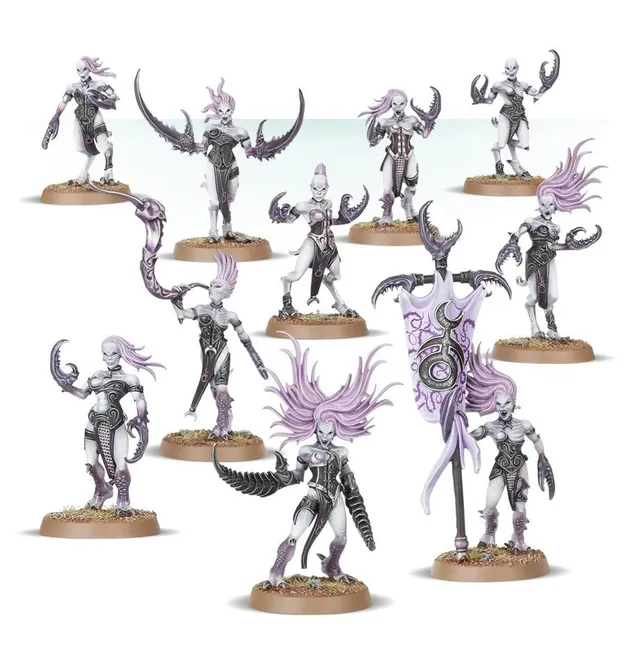Hosts of Slaanesh Daemonettes of Slaanesh