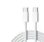 0,5m USB 2.0 USB-C till C kabel för iPhone 15/15 Pro/15 Plus/15 Pro Max 3A 480Mbps 60W vit
