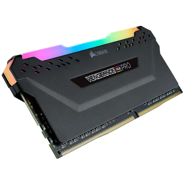 Vengeance RGB PRO DDR4-3200 - 8GB - CL16 - Single Channel (1 pcs) - Intel XMP - Svart med RGB