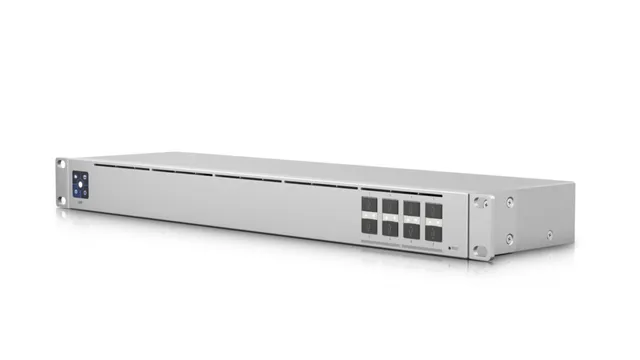 UniFi Switch USW-Aggregation - Switch - Hanterad - 8 x 10 gigabit SFP+ - Rackmonterbar