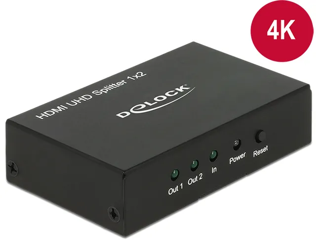 HDMI UHD Splitter 1 x HDMI in > 2 x HDMI ou