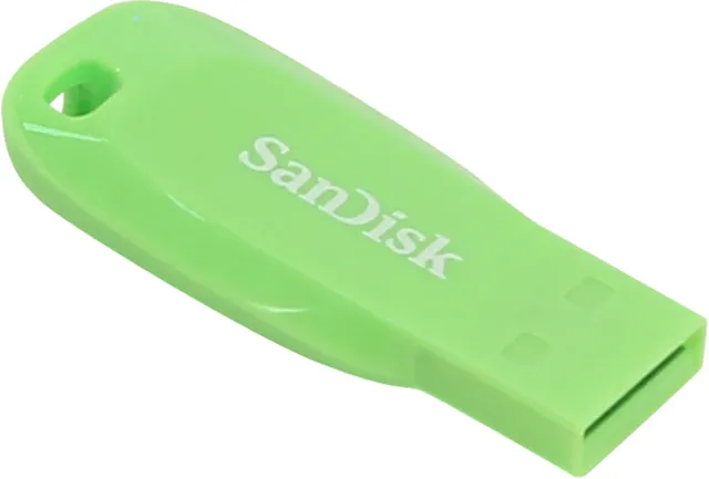 Cruzer Blade - USB flash-enhet - 32 GB - USB 2.0 - elgrön