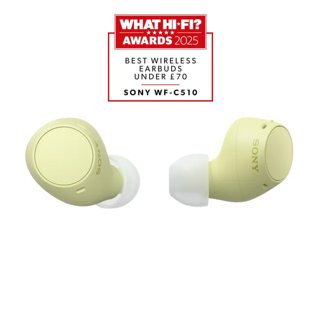 Sony WF-C510 - True wireless-hörlurar med mikrofon - inuti örat - gul