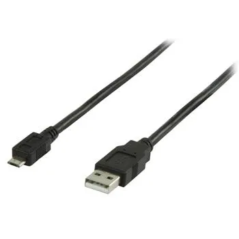 USB-A till Micro-USB-kabel Svart 2 m
