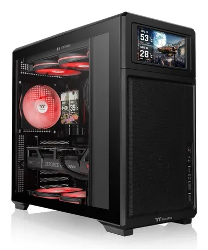 TR300 TG Mid Tower (svart)