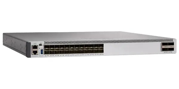 Catalyst 9500 - Network Essentials - switch - L3 - Administrerad - 16 x 10 Gigabit Ethernet + 8 x 10 Gigabit SFP+ - rackmonterbar