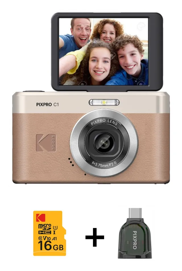 Kodak Pixpro Friendly Zoom C1 Brown + Dongle