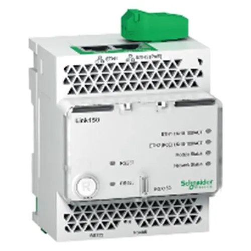 Schneider Enerlin'X Link150 - Gateway - 100Mb LAN, Modbus kan monteras på skena