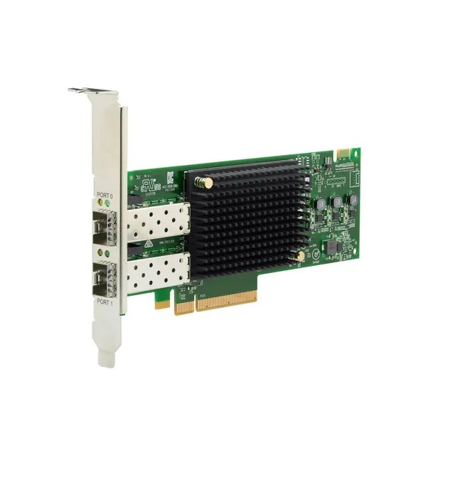 HPE SN1700E - Värdbussadapter - PCIe 4.0 x8 - 64Gb Fibre Channel (Short Wave) x 2 - för ProLiant DL325 Gen10, DL360 Gen10, DL380 Gen10, ML350 Gen11, X