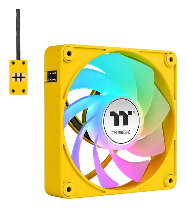 CT120 EX Reverse ARGB Sync PC, Fan, 12 cm, 500 RPM, 2000 RPM, Gul