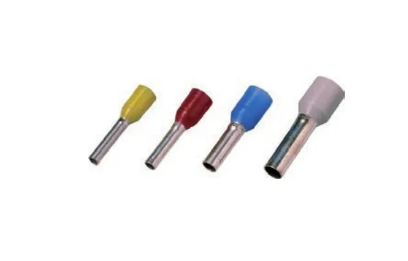 Isolerad hylsa för kabelsko svart 1,5 mm² L=12 mm (100 st.)