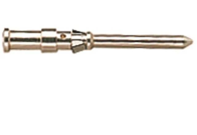 HAN D, crimpkontakt, manlig kontakt, 0,5 mm2, 10 A, silverbelagd, AWG 14 - (100 st.)