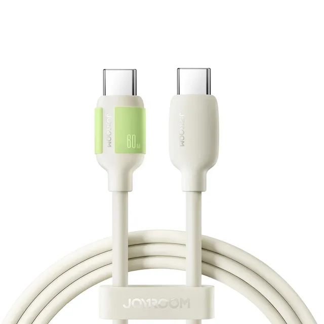 S-A53 60W USB-C Cable - USB-C with fluorescent tip 1.2 m - beige