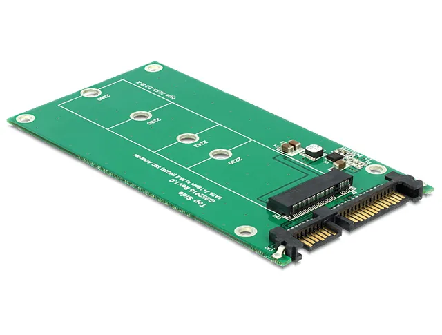 gränssnittskonverterare, SATA till M.2 (NGFF), 6Gb/s, grön