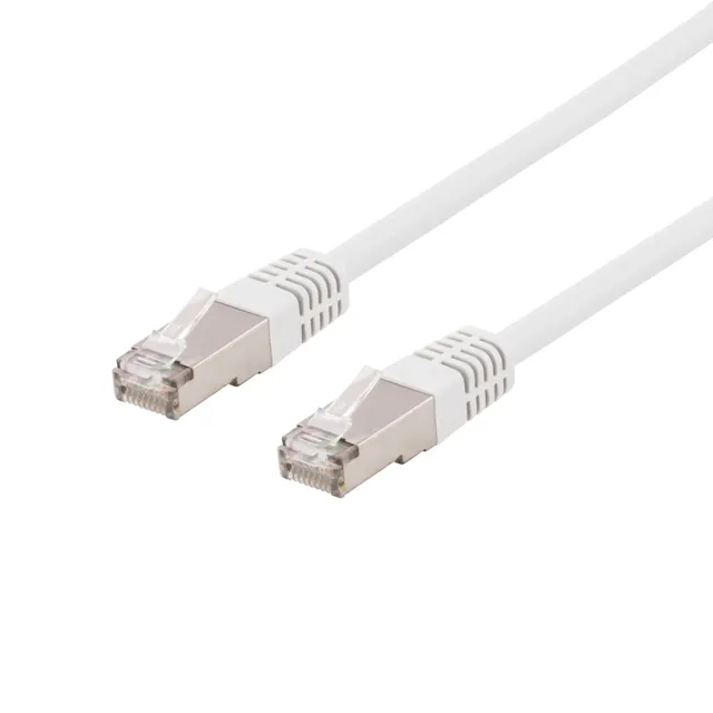 S/FTP Cat6 patchkabel, delta cert, LSZH, 1,5m, vit