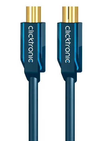 Koaxialkabel Premiumkabel | Koaxialkontakt Koaxialkoppling | 3,0 m | > 95 dB